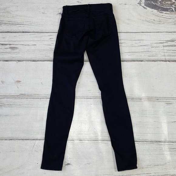 J Brand Jeans Black Super Skinny Stretchy Denim Size 24 - Picture 5 of 11